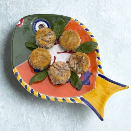 Piatto pesce piano PT1PE Ceramiche De Simone Piatto pesce piano PT1PE Ceramiche De Simone